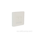 86Type 1 2 4 Port Face Plate RJ45 Wall Outlet Oskyldad ansiktsplatta